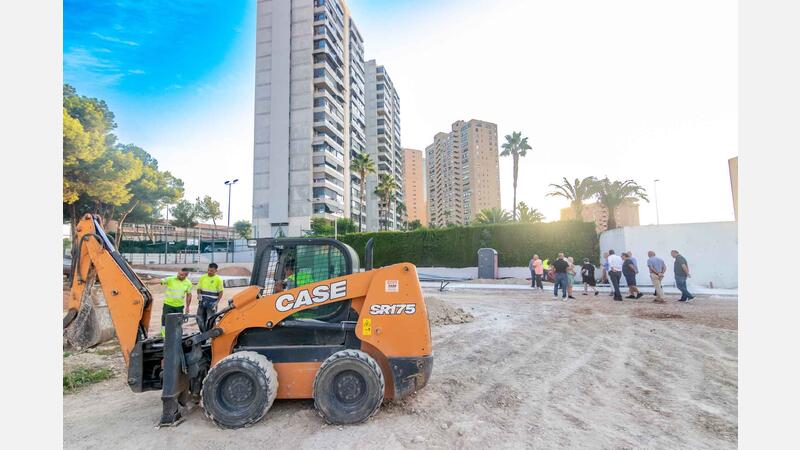 Benidorm incrementa les zones verdes de La Cala amb un nou parc en l