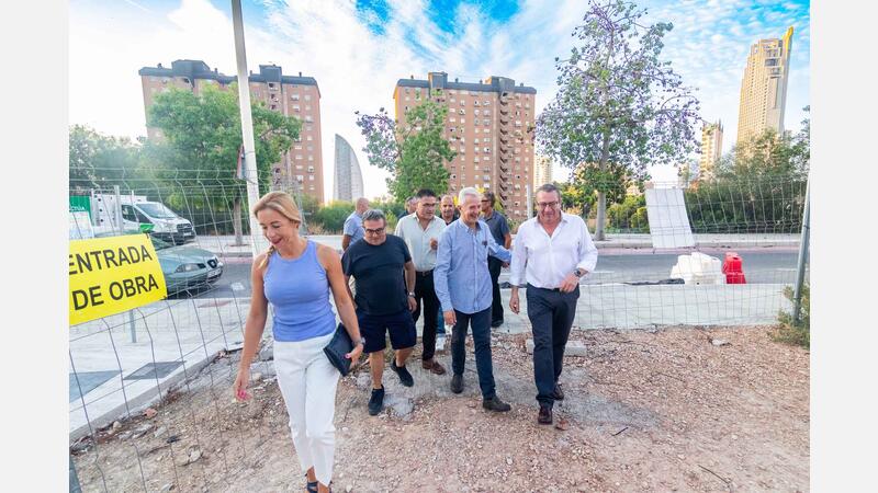 Benidorm incrementa les zones verdes de La Cala amb un nou parc en l