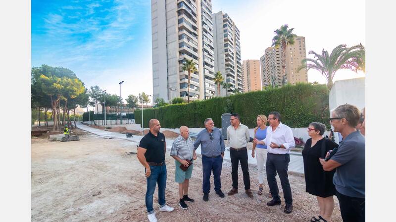 Benidorm incrementa les zones verdes de La Cala amb un nou parc en l