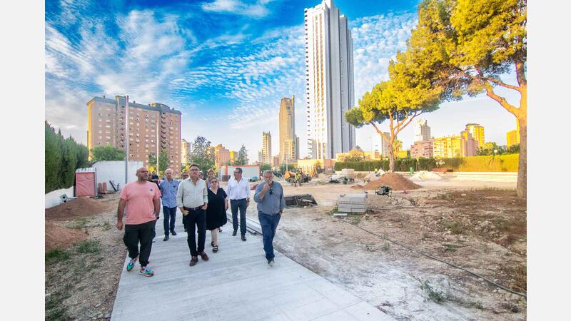 Benidorm incrementa les zones verdes de La Cala amb un nou parc en l