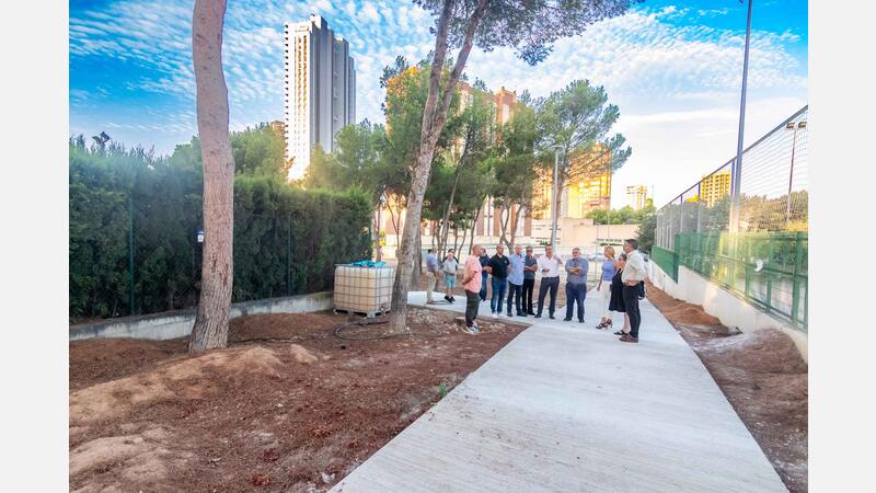 Benidorm incrementa les zones verdes de La Cala amb un nou parc en l