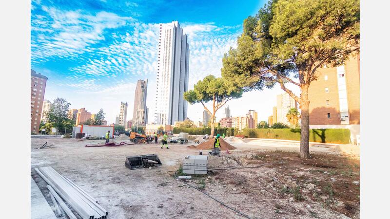 Benidorm incrementa les zones verdes de La Cala amb un nou parc en l