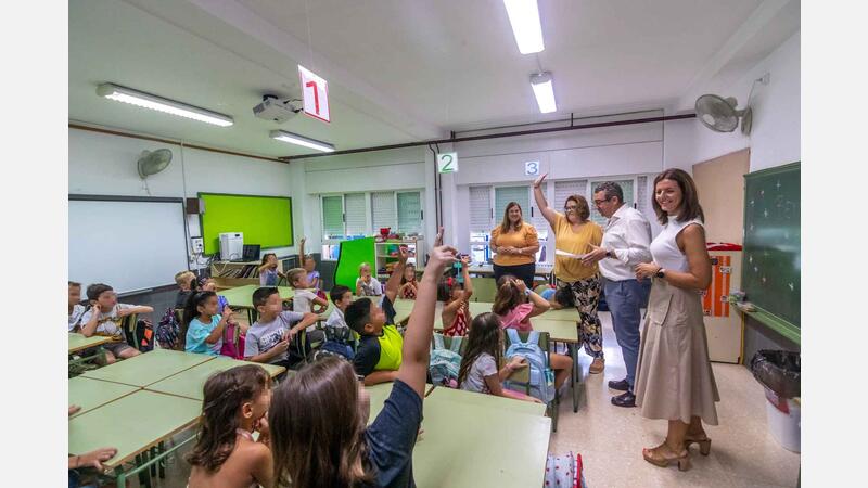 More than 8,100 children and teenagers return to school in Benidorm