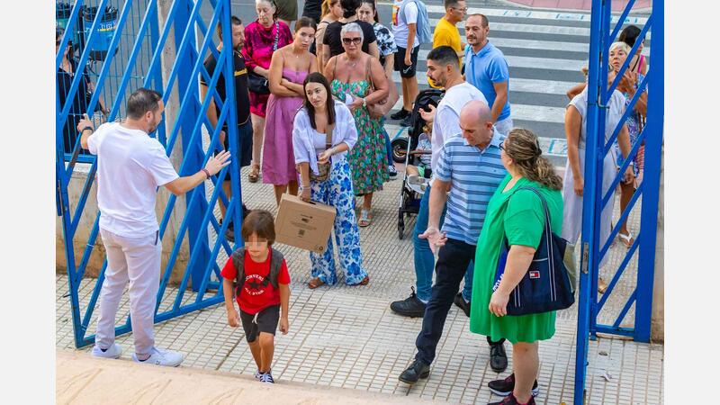 More than 8,100 children and teenagers return to school in Benidorm