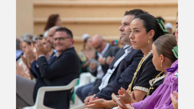 Lucía Romero, reina de la Casa de Andalucía de Benidorm