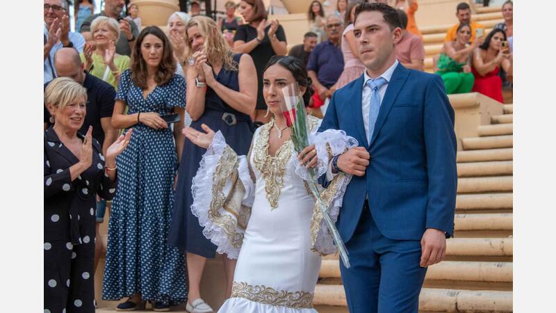 Lucía Romero, reina de la Casa de Andalucía de Benidorm