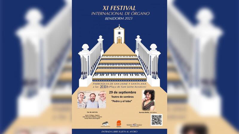 Concierto de órgano a cargo de Cor de Nuit Trio y Gurutze Beitia en la iglesia de San Jaime y Santa Ana