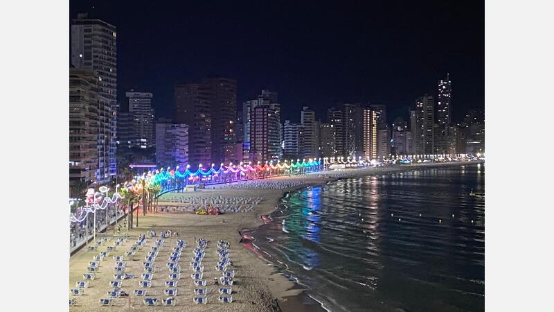 Hundreds of people celebrate Benidorm Pride with a massive parade
