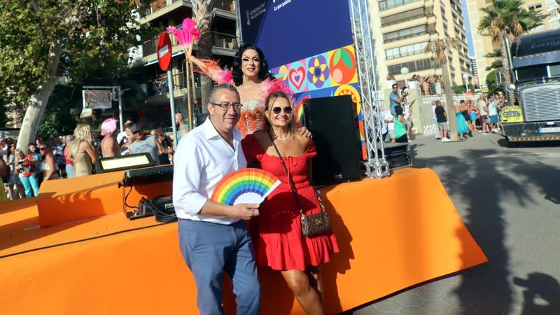 Hundreds of people celebrate Benidorm Pride with a massive parade
