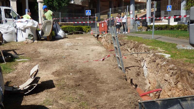Obras en el barranco de l