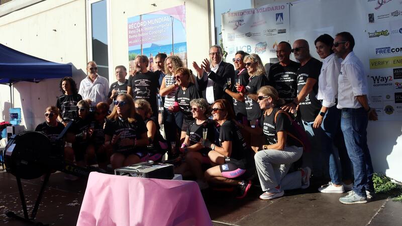 Anémona achieves its solidarity challenge and collects 10,800 euros for research after 24 hours rowing