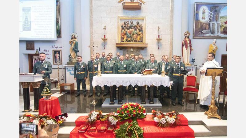 Benidorm arropa a la Guardia Civil en el Día de la Hispanidad, Fiesta Nacional de España
