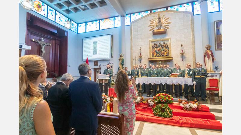 Benidorm arropa a la Guardia Civil en el Día de la Hispanidad, Fiesta Nacional de España