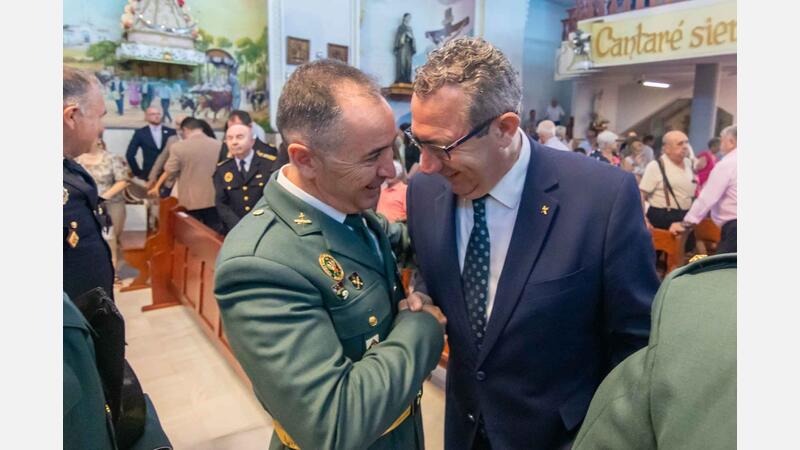 Benidorm arropa a la Guardia Civil en el Día de la Hispanidad, Fiesta Nacional de España