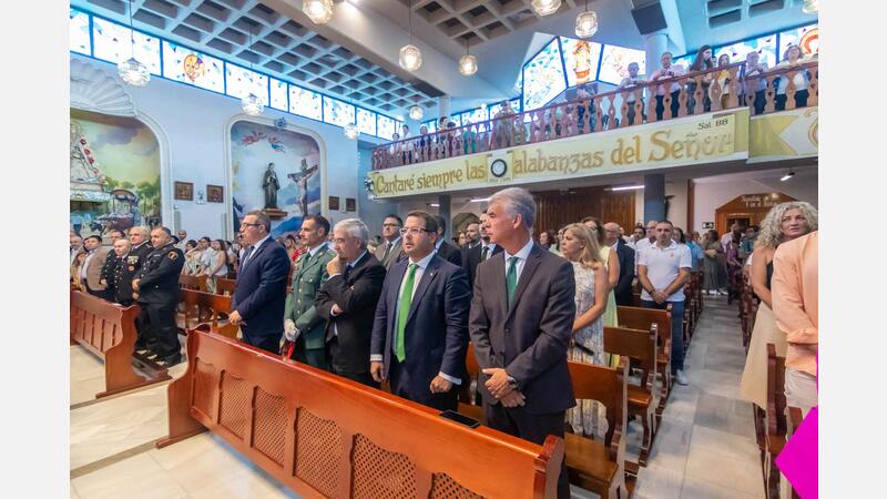 Benidorm arropa a la Guardia Civil en el Día de la Hispanidad, Fiesta Nacional de España