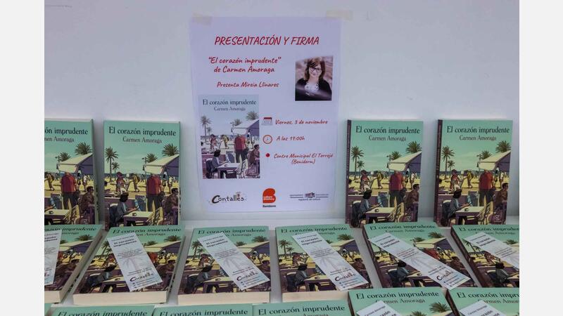 Carmen Amoraga presenta en el Torrejó su última novela, ‘El corazón imprudente’ 