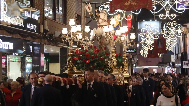 Benidorm once again expresses its devotion to its patron saint Sant Jaume in a solemn procession
