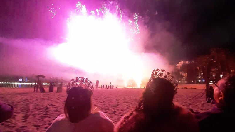 Les carrosses i un magnífic castell de focs artificials posen el fermall final a unes brillants Festes Majors Patronals 2023