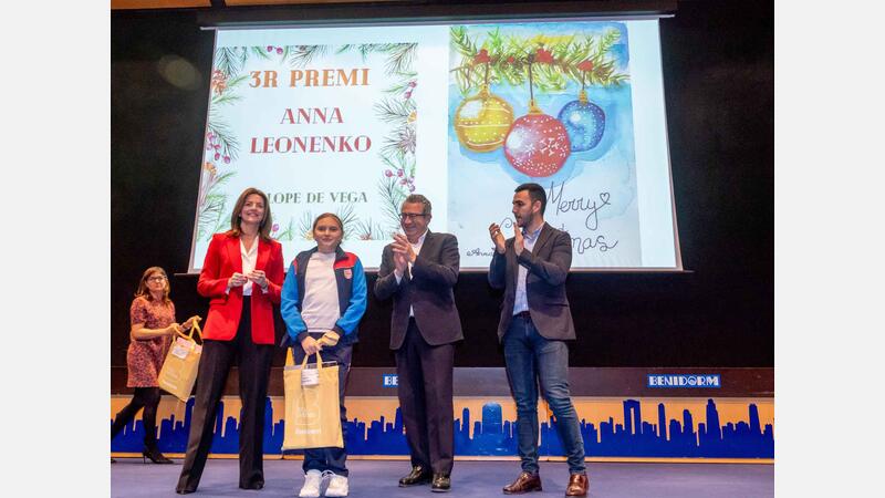 Entrega de premios de XV Concurso de Postales Navideñas de Benidorm