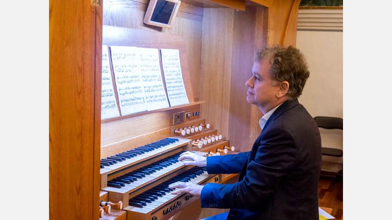 Giacomelli, protagonist of the first of the 9 concerts of the 2024 International Organ Festival