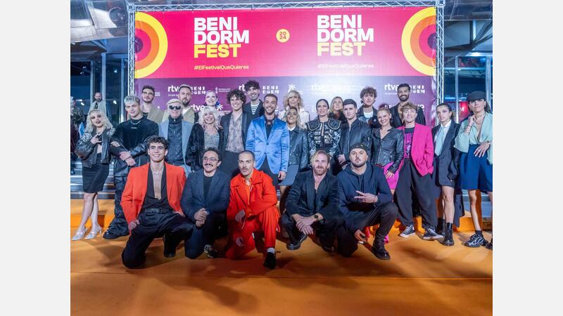Benidorm Fest 2024 starts with the Orange Carpet