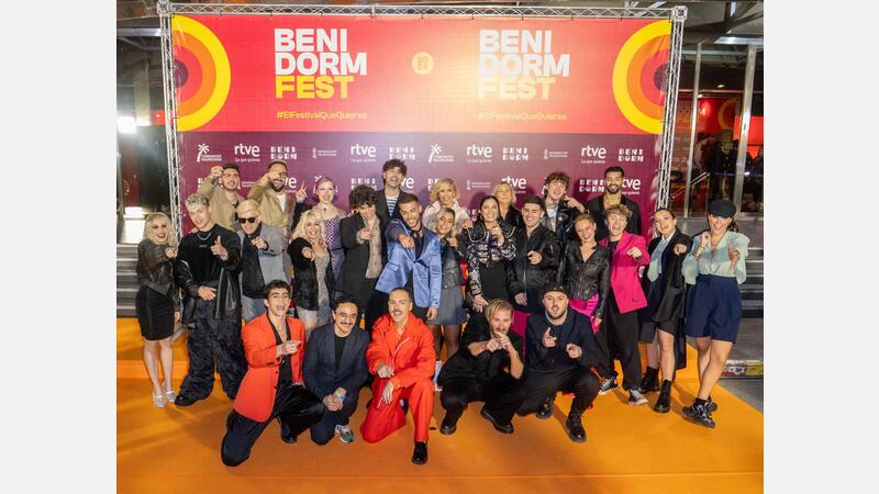 Benidorm Fest 2024 starts with the Orange Carpet