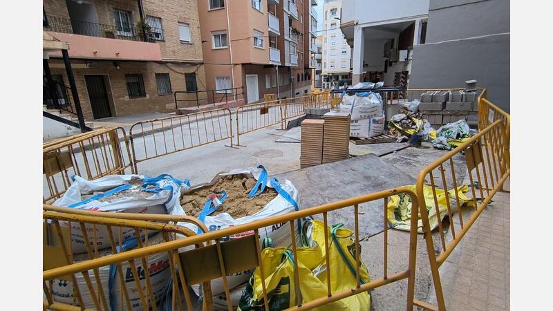 Las obras de la segunda fase de mejora de la movilidad de Jaime I llevan dos meses paradas