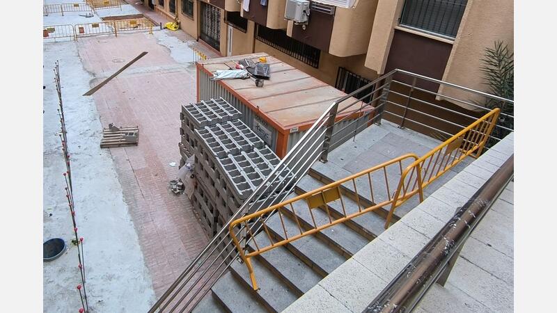 Las obras de la segunda fase de mejora de la movilidad de Jaime I llevan dos meses paradas