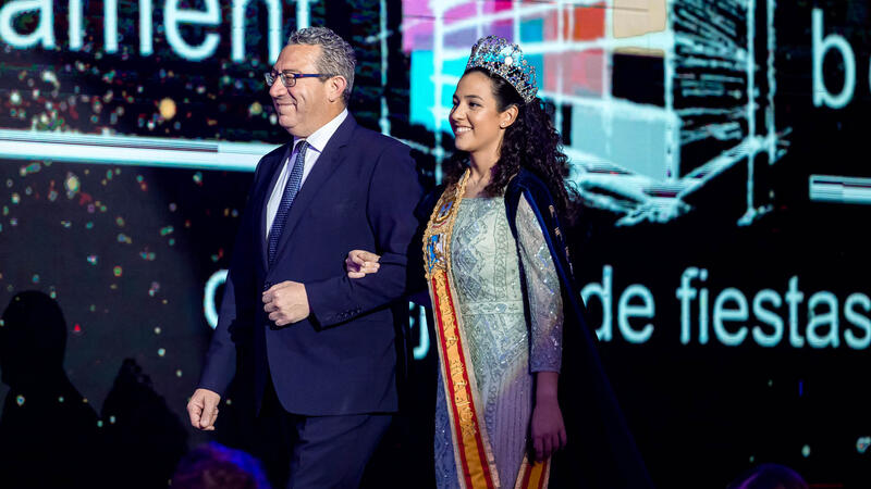 Valentina Almodóbar Climent i Laia Zamora Picó, Reines de les Festes Majors Patronals de Benidorm en 2024