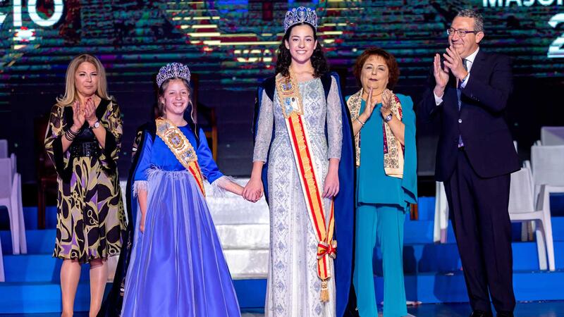 Valentina Almodóbar Climent i Laia Zamora Picó, Reines de les Festes Majors Patronals de Benidorm en 2024