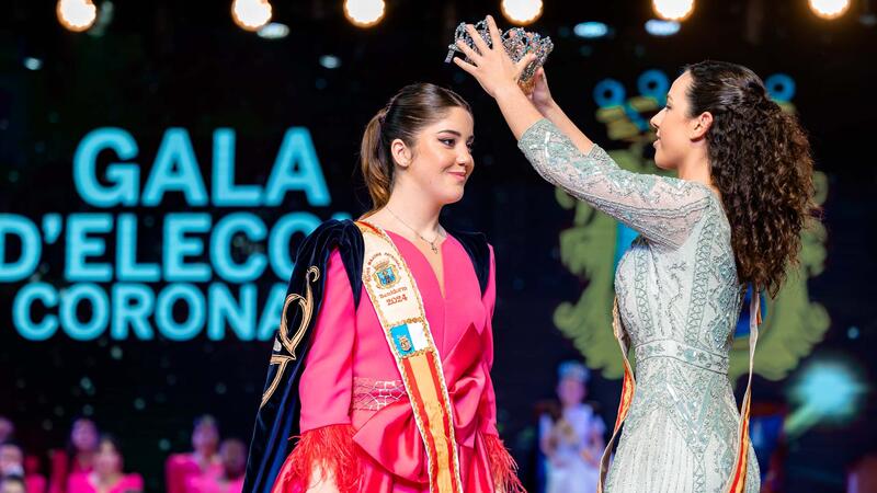 Valentina Almodóbar Climent i Laia Zamora Picó, Reines de les Festes Majors Patronals de Benidorm en 2024