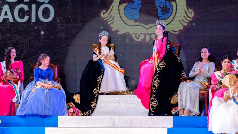 Valentina Almodóbar Climent i Laia Zamora Picó, Reines de les Festes Majors Patronals de Benidorm en 2024
