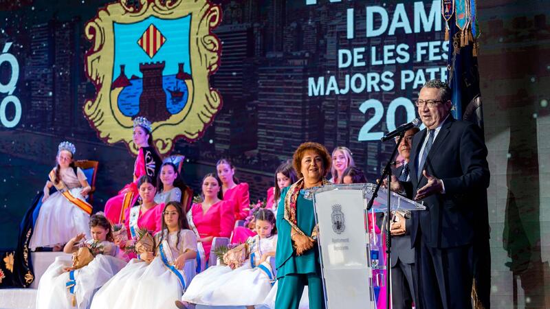 Valentina Almodóbar Climent i Laia Zamora Picó, Reines de les Festes Majors Patronals de Benidorm en 2024