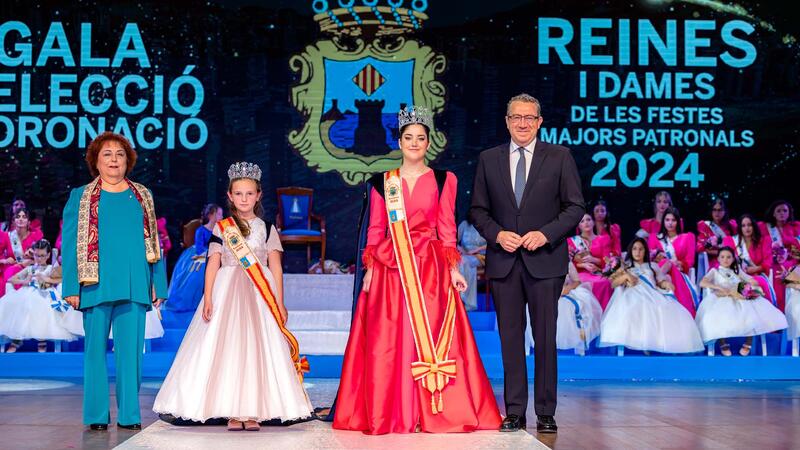 Valentina Almodóbar Climent i Laia Zamora Picó, Reines de les Festes Majors Patronals de Benidorm en 2024