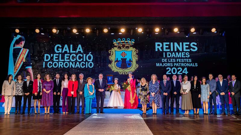 Valentina Almodóbar Climent i Laia Zamora Picó, Reines de les Festes Majors Patronals de Benidorm en 2024