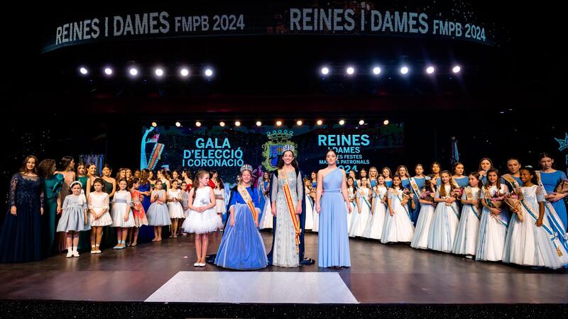 Valentina Almodóbar Climent i Laia Zamora Picó, Reines de les Festes Majors Patronals de Benidorm en 2024