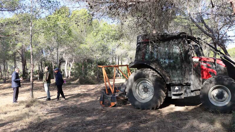 Benidorm inicia les actuacions de prevenció contra incendis al parc del Moralet