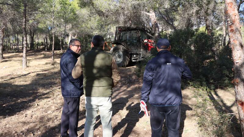 Benidorm inicia les actuacions de prevenció contra incendis al parc del Moralet