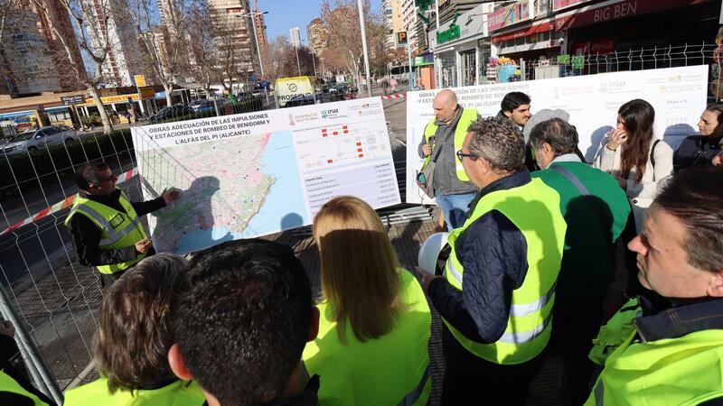 La Conselleria anuncia el inicio inminente de las obras de adecuación y mejora en las estaciones de bombeo de aguas residuales de Benidorm 