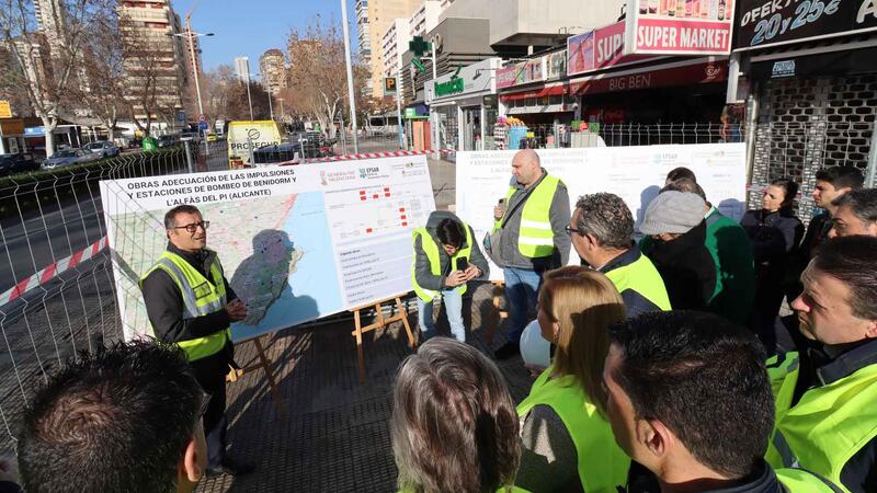 La Conselleria anuncia el inicio inminente de las obras de adecuación y mejora en las estaciones de bombeo de aguas residuales de Benidorm 