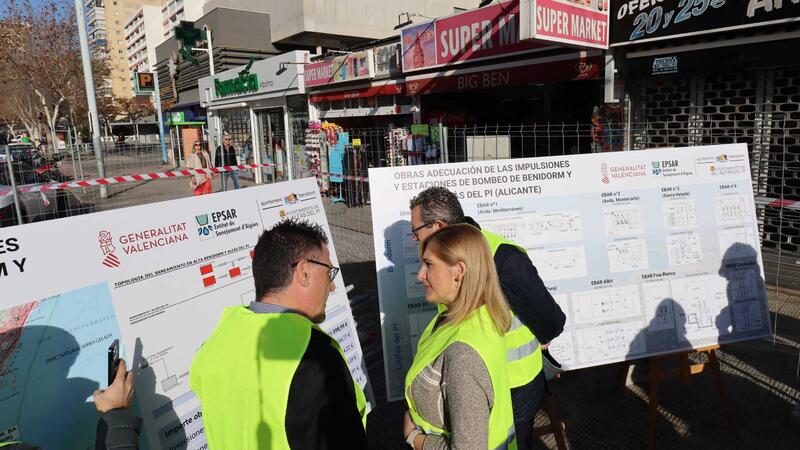 La Conselleria anuncia el inicio inminente de las obras de adecuación y mejora en las estaciones de bombeo de aguas residuales de Benidorm 