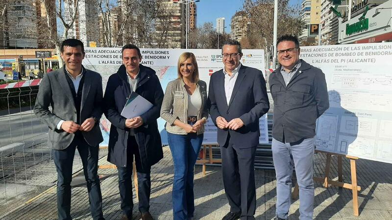 La Conselleria anuncia el inicio inminente de las obras de adecuación y mejora en las estaciones de bombeo de aguas residuales de Benidorm 