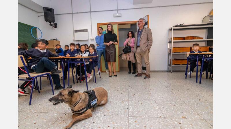 La Unitat K9 de la Policia Local visita a partir de hui tots els col·legis de Benidorm