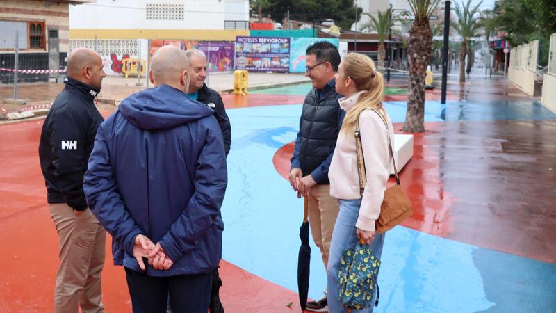 Benidorm aprofita la menor afluència turística per a acomplir actuacions de millora en zones concorregudes
