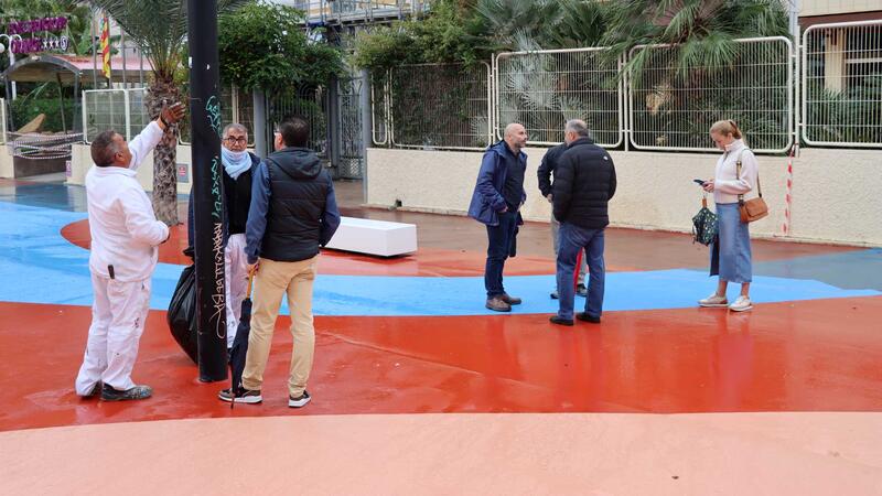 Benidorm aprofita la menor afluència turística per a acomplir actuacions de millora en zones concorregudes