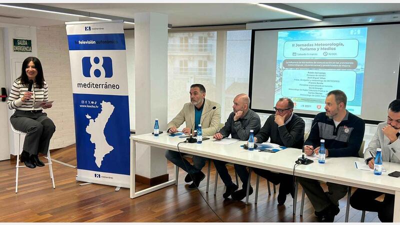Debat a Benidorm sobre meteorologia, turisme i mitjans de comunicació
