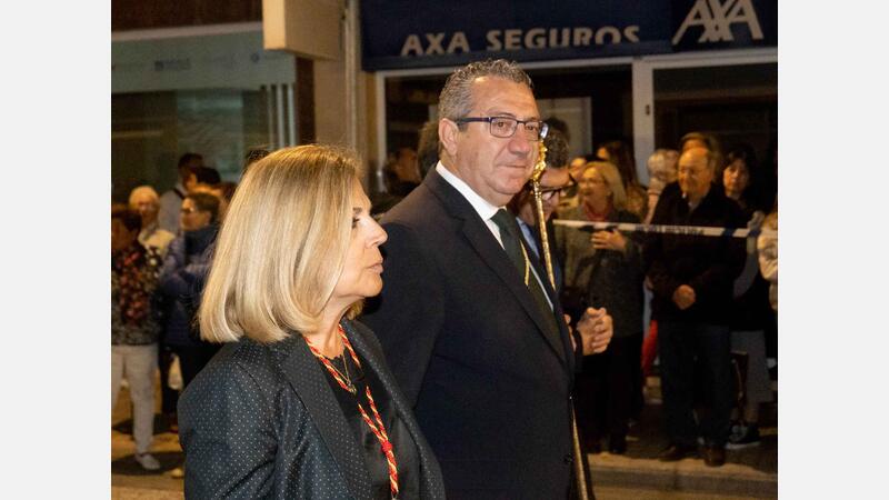 Palm Sunday concludes in Benidorm with the procession of the Brotherhood of Nuestra Señora de la Esperanza y de la Paz