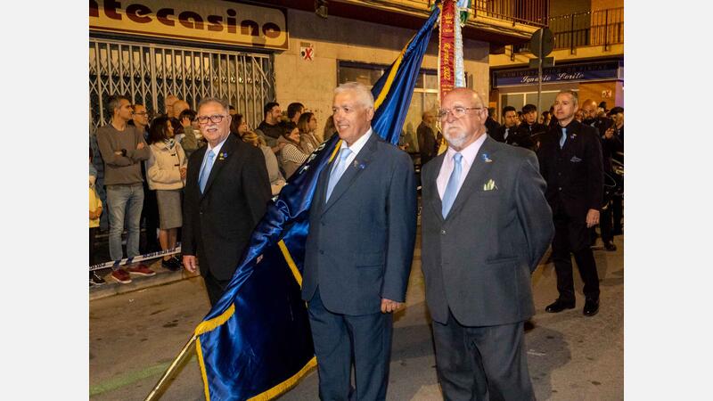 Palm Sunday concludes in Benidorm with the procession of the Brotherhood of Nuestra Señora de la Esperanza y de la Paz