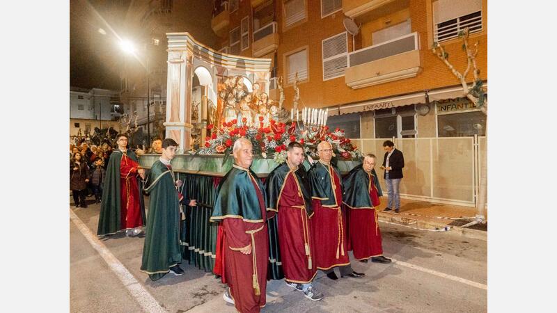 With the Procession of Silence, La Almudena commemorates Maundy Thursday in Benidorm