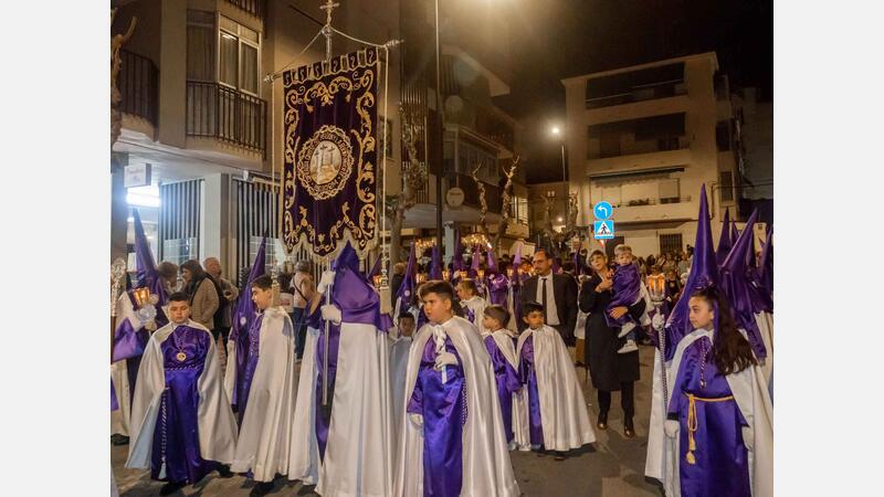 With the Procession of Silence, La Almudena commemorates Maundy Thursday in Benidorm